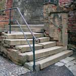 Treppengasse Altenburg vor Sannierung